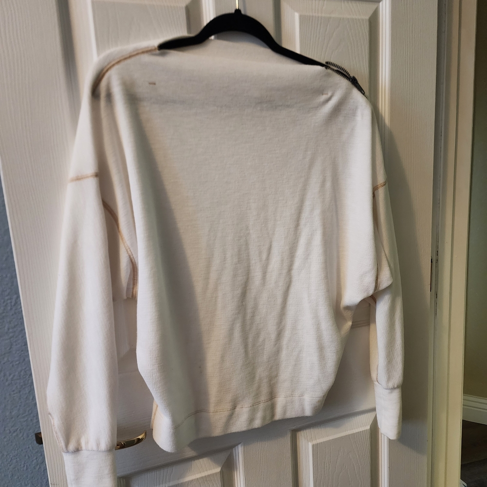We The Free Men's Off-White Crewneck Sweater